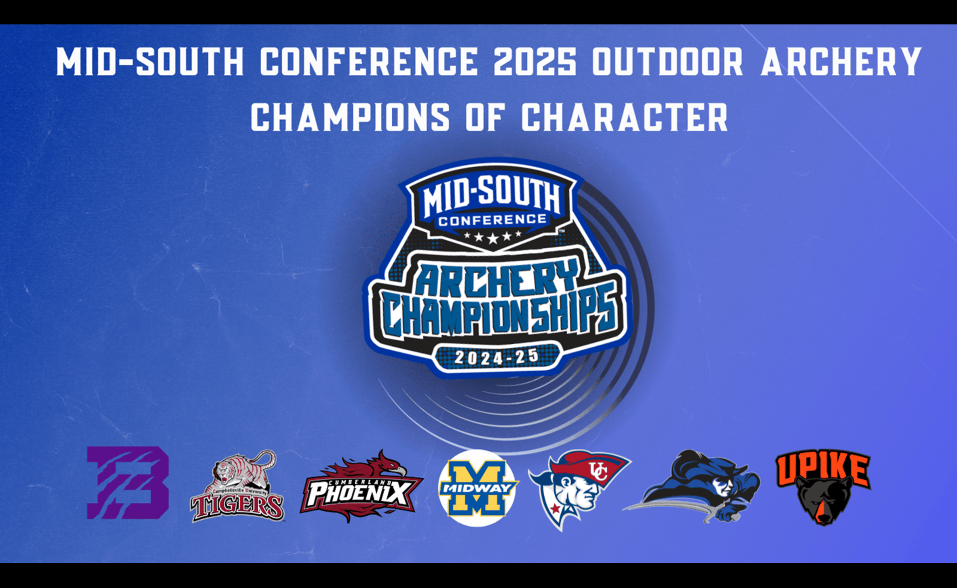 2025 MSC Outdoor Archery Champions of Character