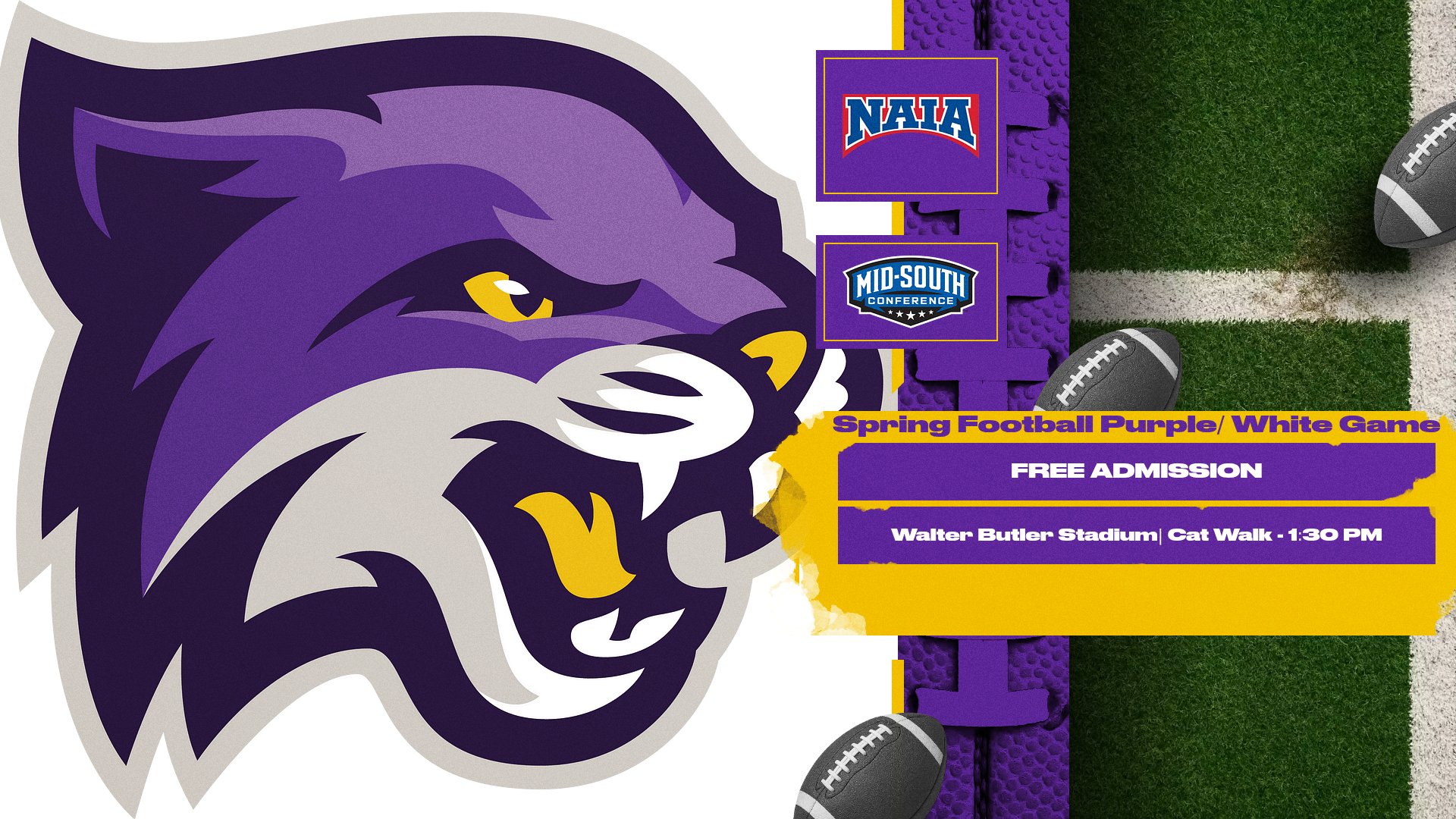 Join the Cats with the Cat Walk &amp; Spring Game Saturday