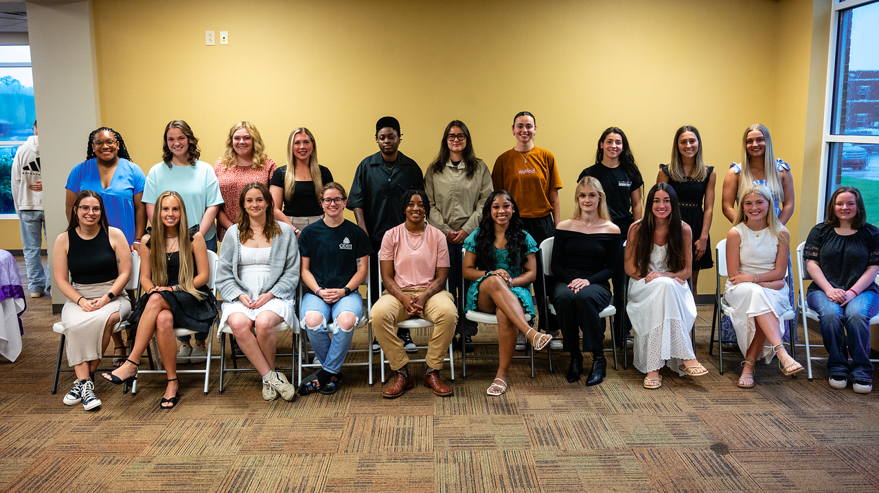 Senior Student-Athletes Honored in Pinning Ceremony